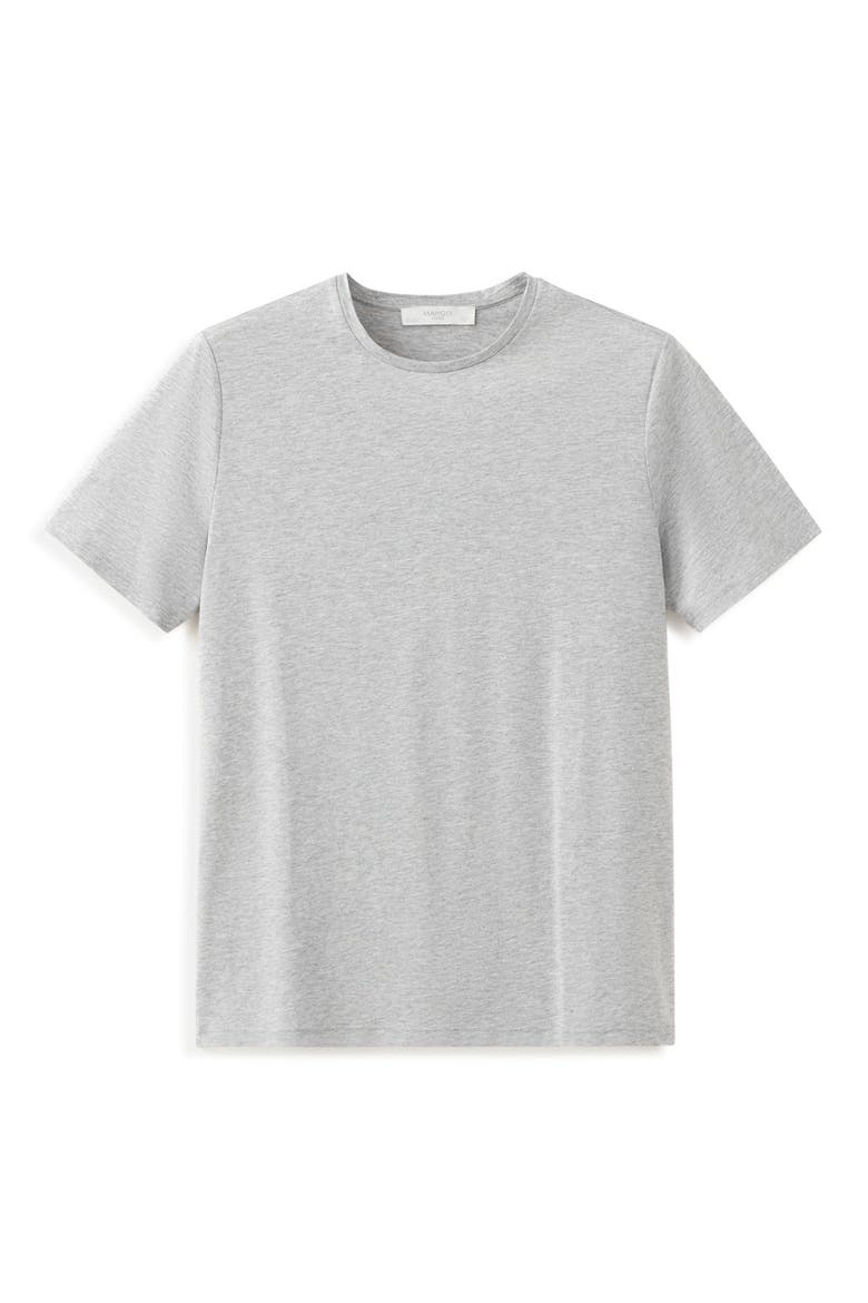 Short Sleeve Pajama T-Shirt, Alternate, color, LIGHT/ PASTEL GREY