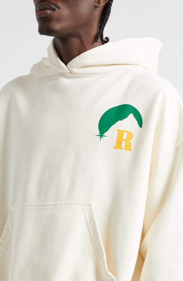 Rhude Moonlight Logo Graphic Hoodie, Alternate, color,