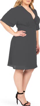 Standards & Practices Candice Georgette Wrap Dress