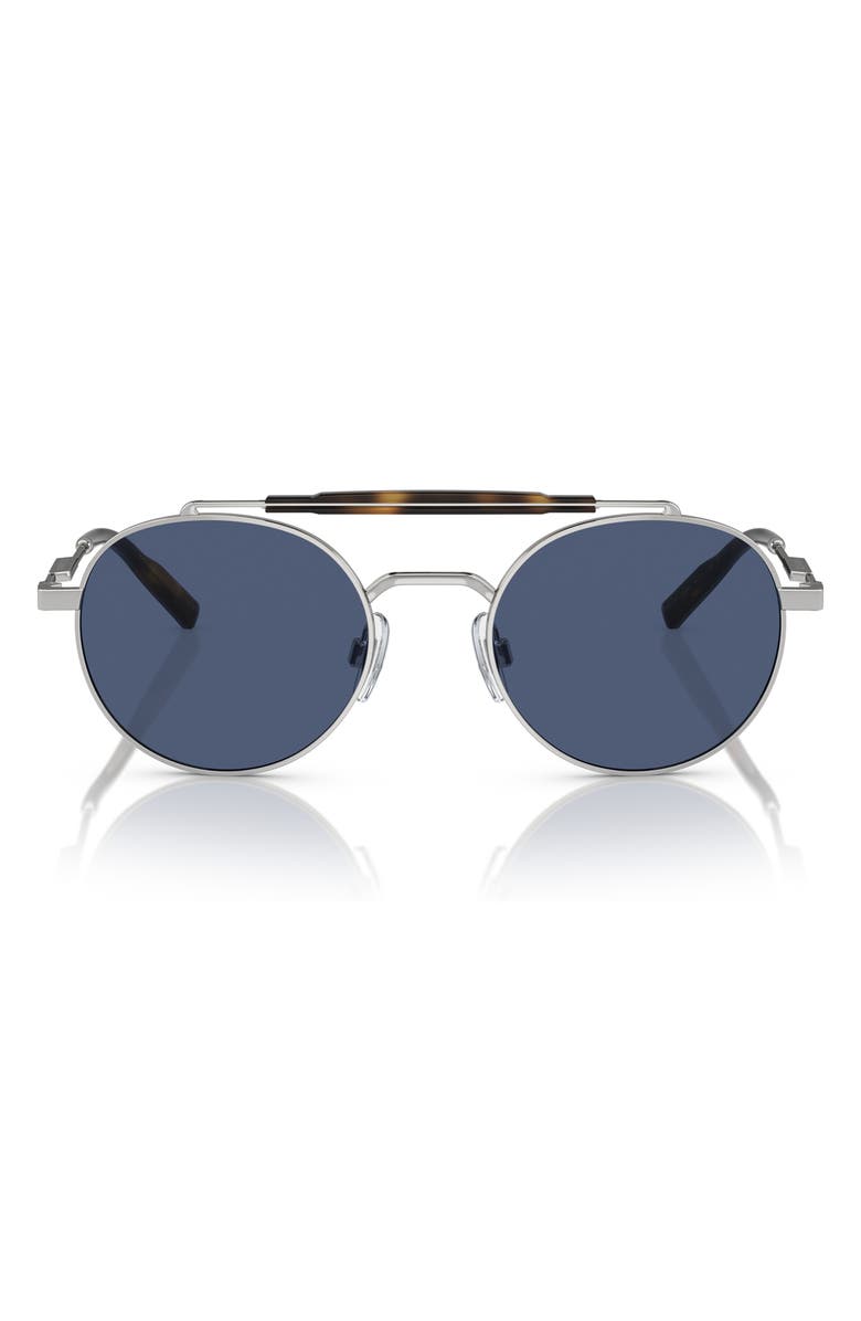 Dolce&Gabbana 51mm Round Sunglasses, Main, color,