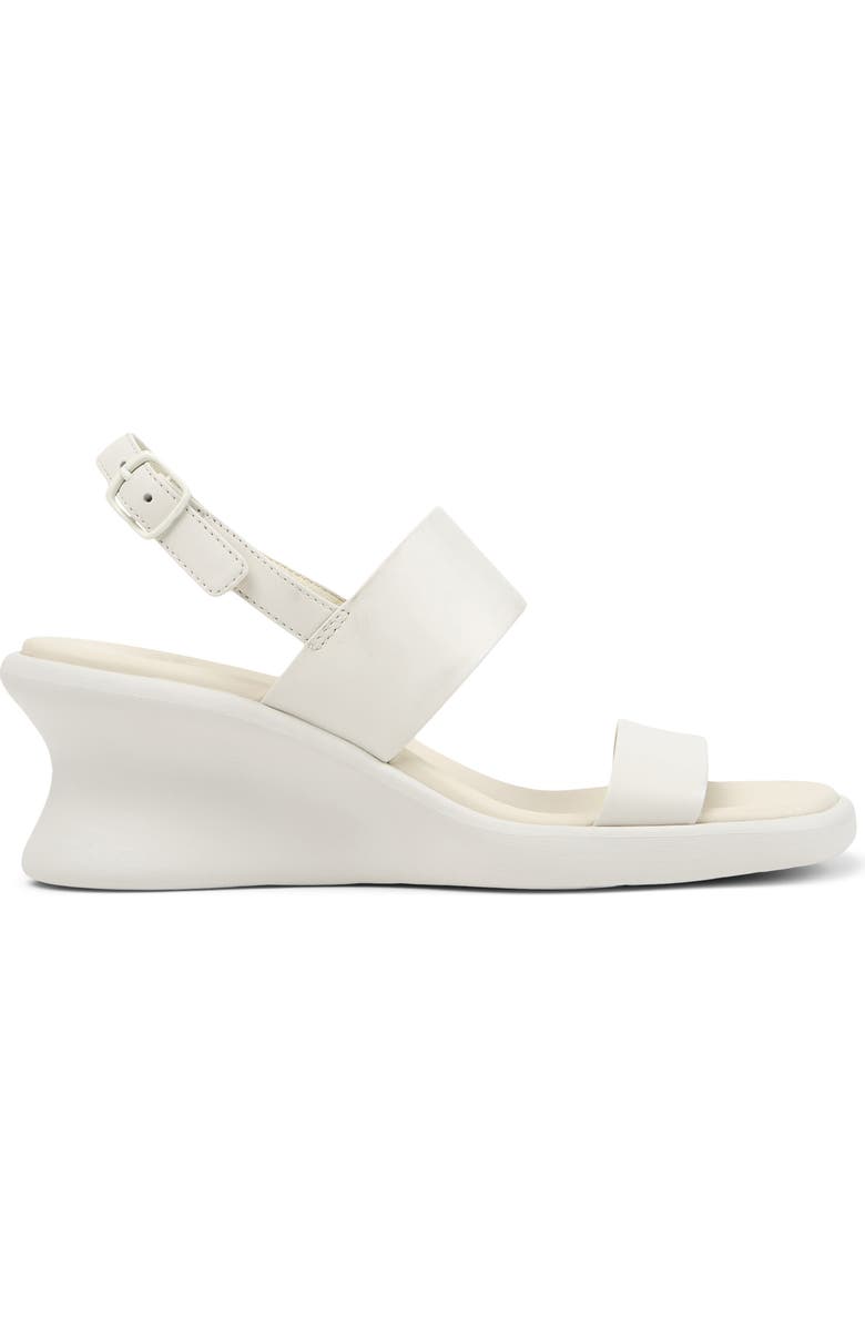 Camper Louise Slingback Wedge Sandal, Alternate, color, White Natural