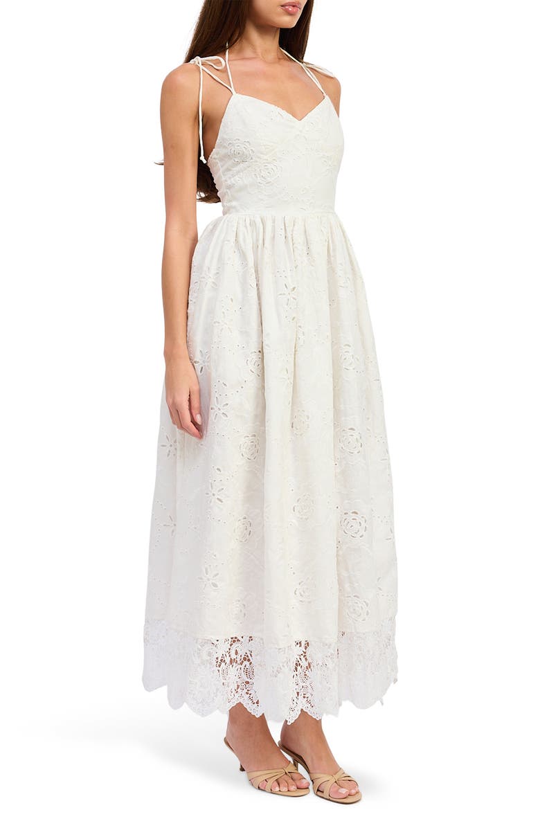 En Saison Aanlise Maxi Midi Dress, Alternate, color, White