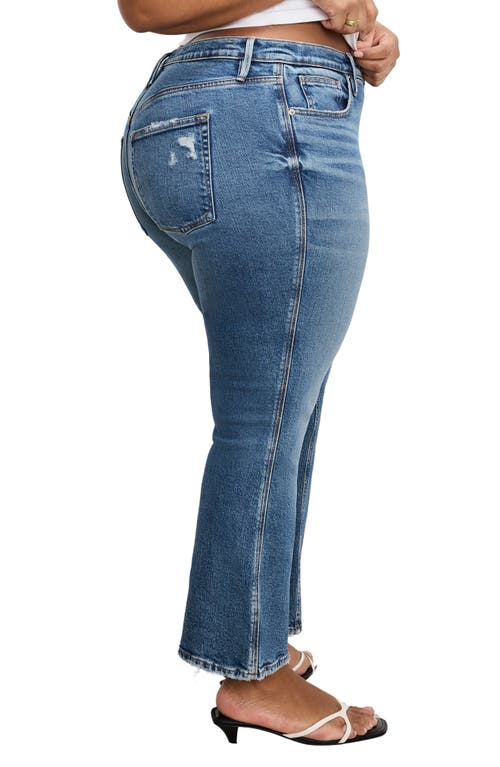 GOOD AMERICAN GOOD AMERICAN GOOD STANDARD KICK FLARE JEANS