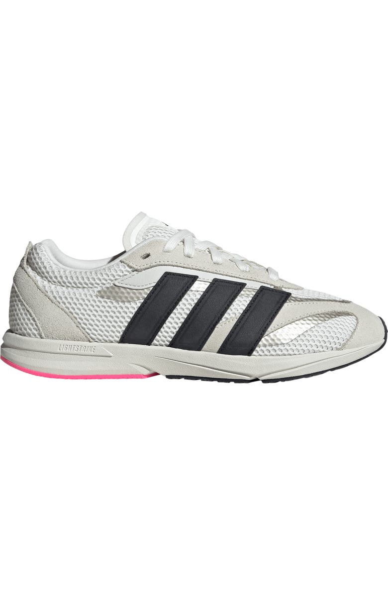 adidas Lightblaze Low Sneaker, Alternate, color, Off White/ Black/ Lucid Pink
