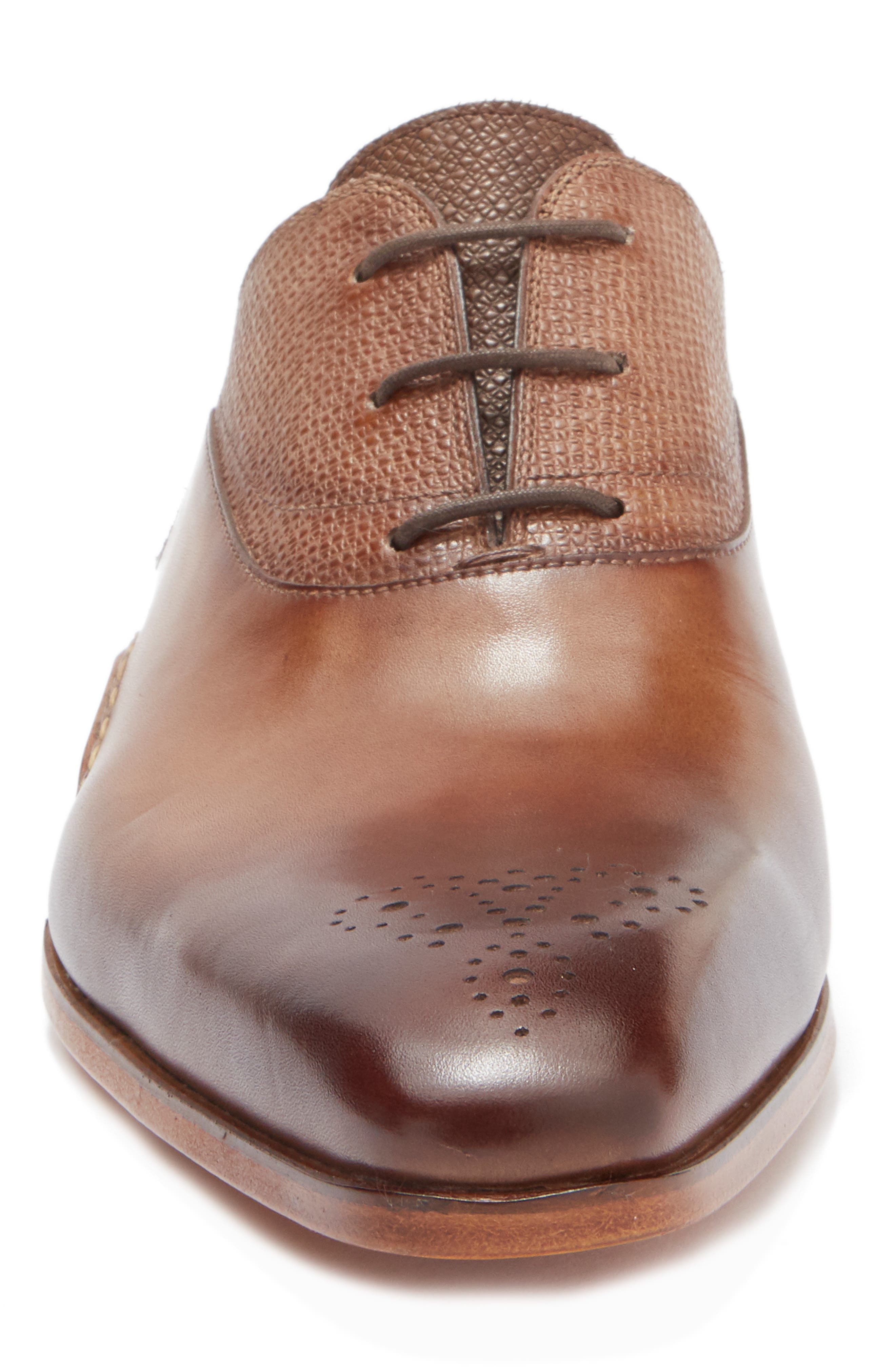 Scott Leather Oxford, Alternate, color, TAUPE