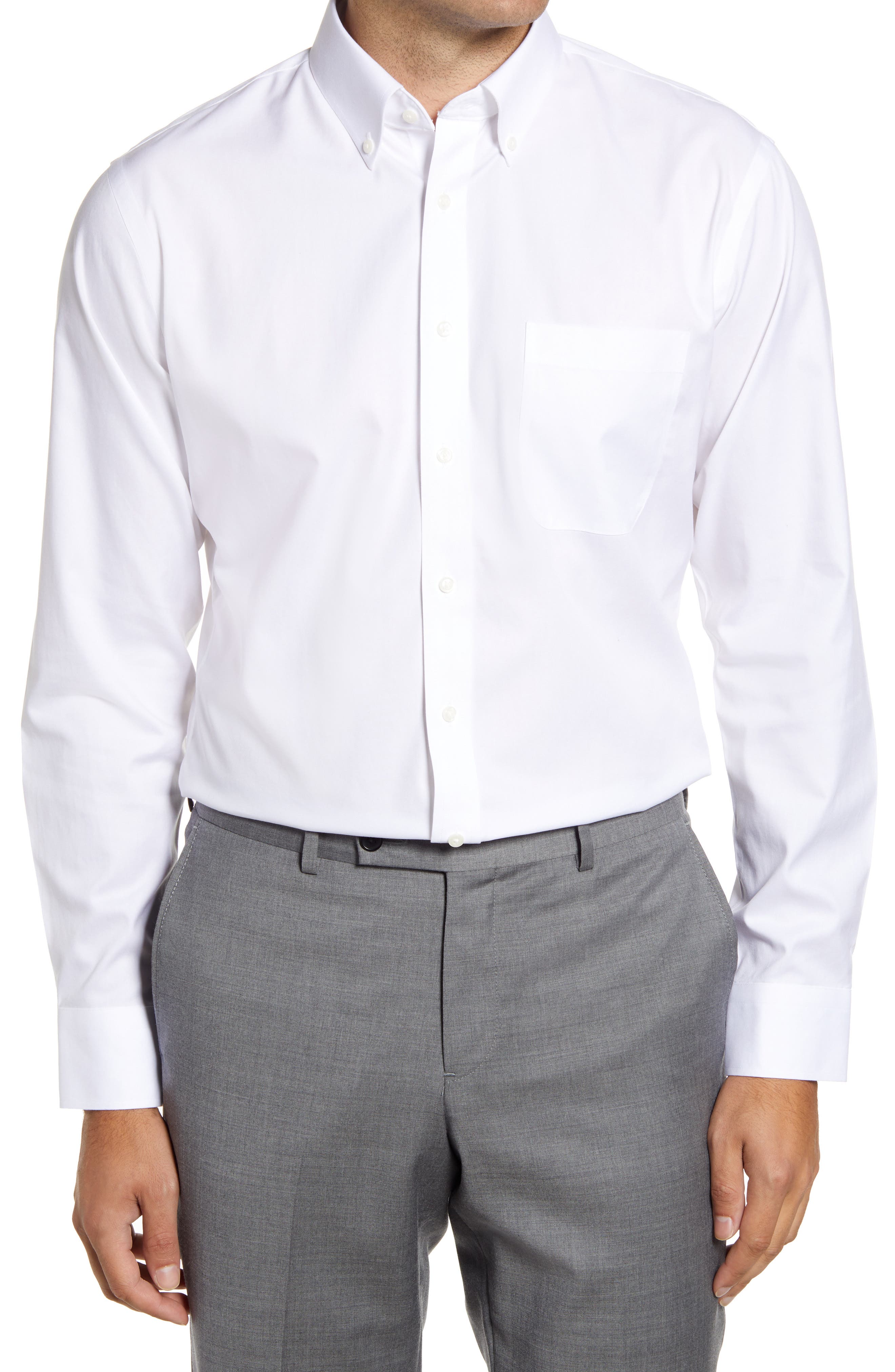 nordstrom smartcare trim fit dress shirt Smartcare Trim Fit Solid Dress Shirt (Men)