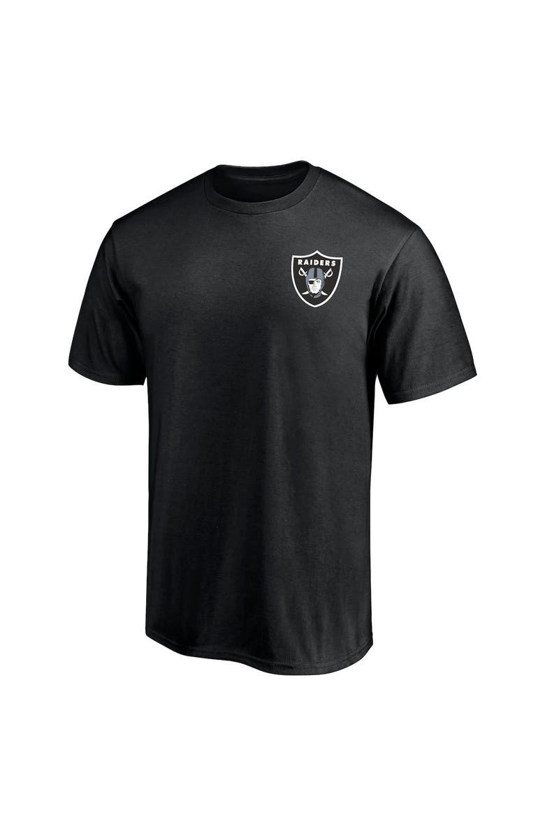 FANATICS Men's Fanatics Branded Black Las Vegas Raiders #1 Dad T-Shirt, Alternate, color, 