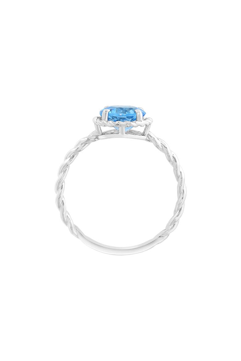 Blue Topaz Ring, Alternate, color, BLUE