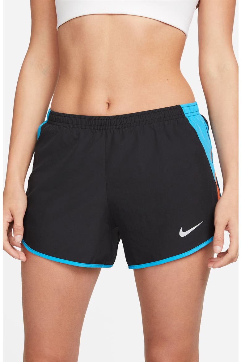 10K Dry Running Shorts, Alternate, color, BLACK/ LASER BLUE