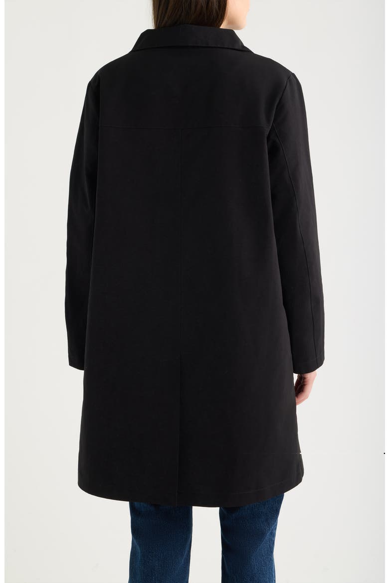 Hooded Raincoat, Alternate, color, BLACK