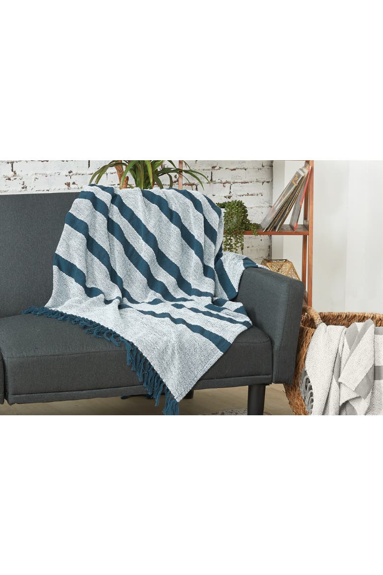50" x 60" Chandler Throw Collection, Alternate, color, Blue