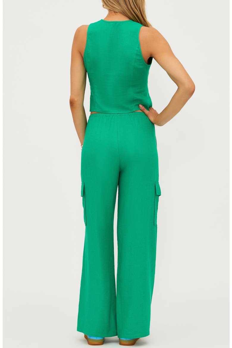 Amara Drawstring Cargo Cover-Up Pants, Alternate, color, MEDITERRANEAN MINT