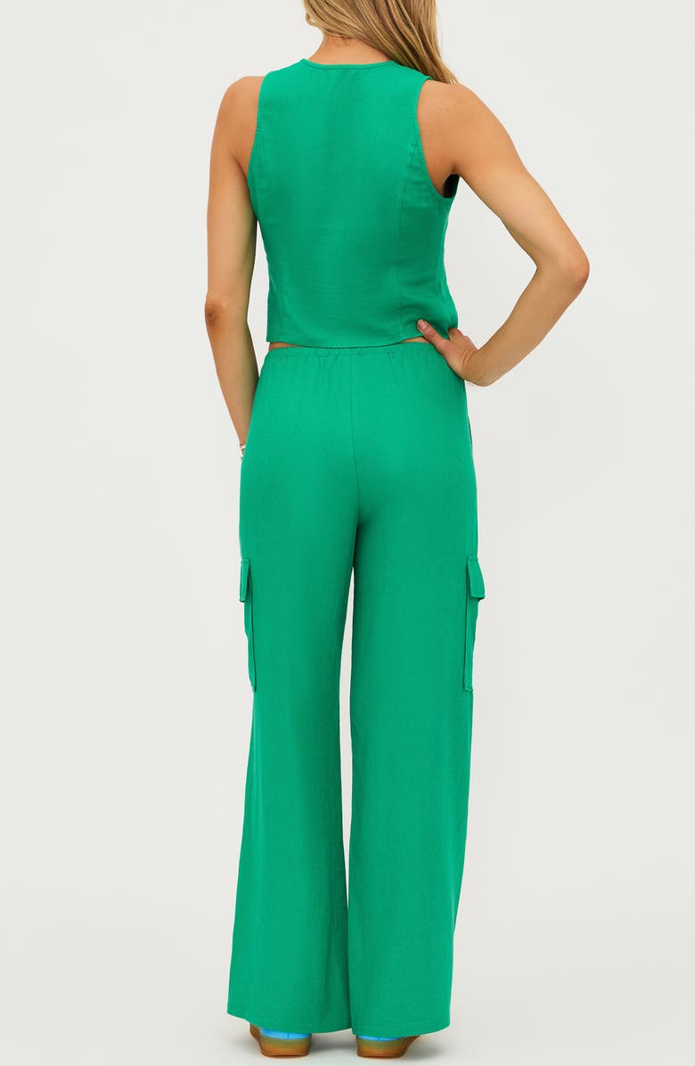 Beach Riot Amara Drawstring Cargo Cover-Up Pants, Alternate, color, 