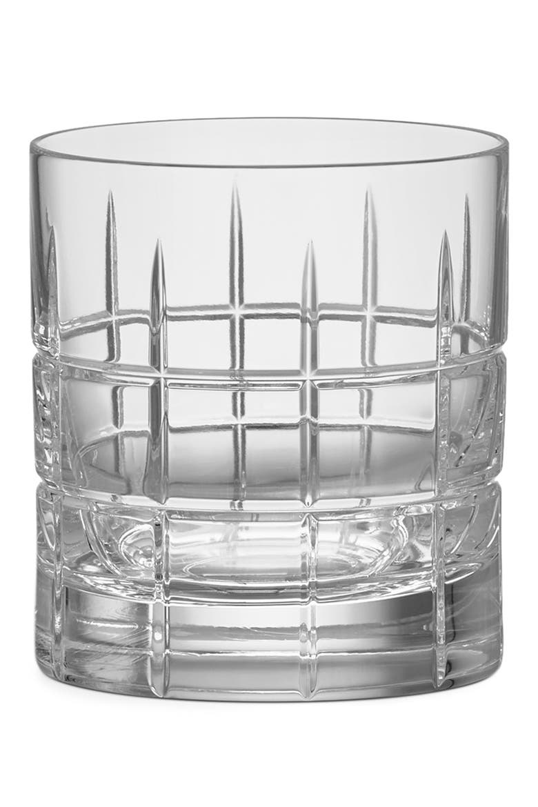 Street Set of 2 Old Fashioned Glasses, Main, color, WHITE