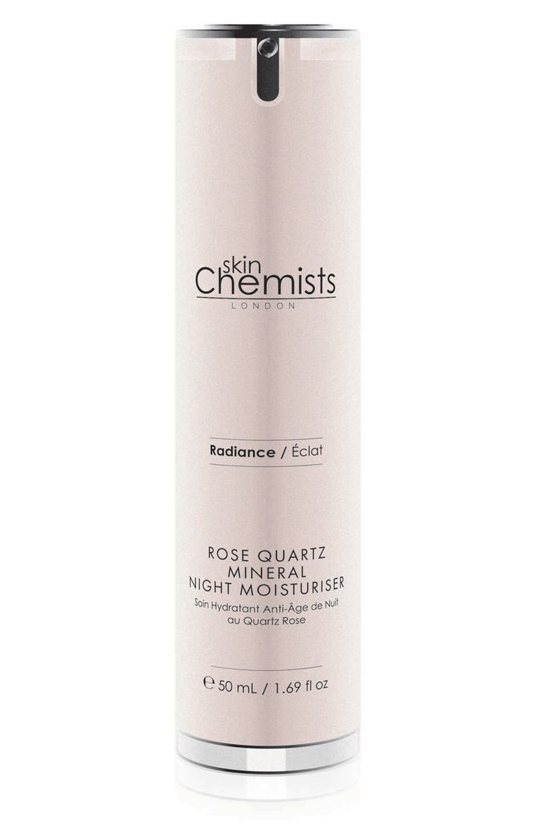 SKINCHEMISTS Rose Quartz Mineral Night Moisturizer, Main, color, 