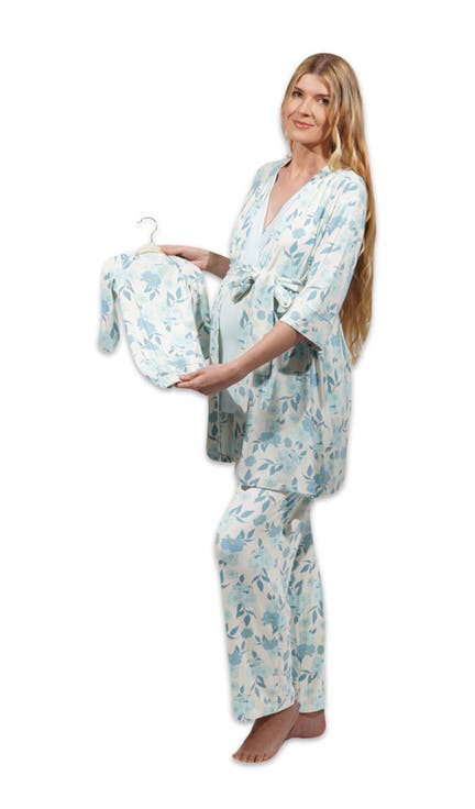 Analise During & After 5-Piece Maternity/Nursing Sleep Set for Mom & Baby