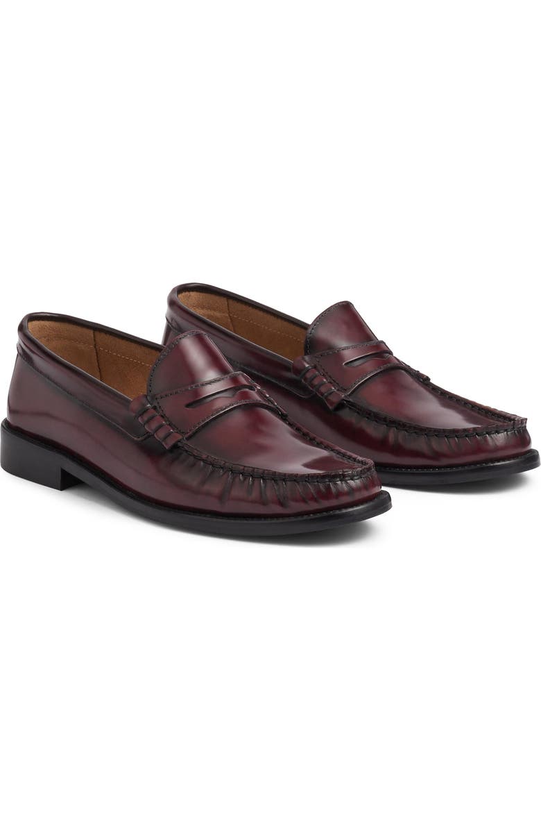 LK Bennett Solo Casual Loafer, Main, color, Bordeaux