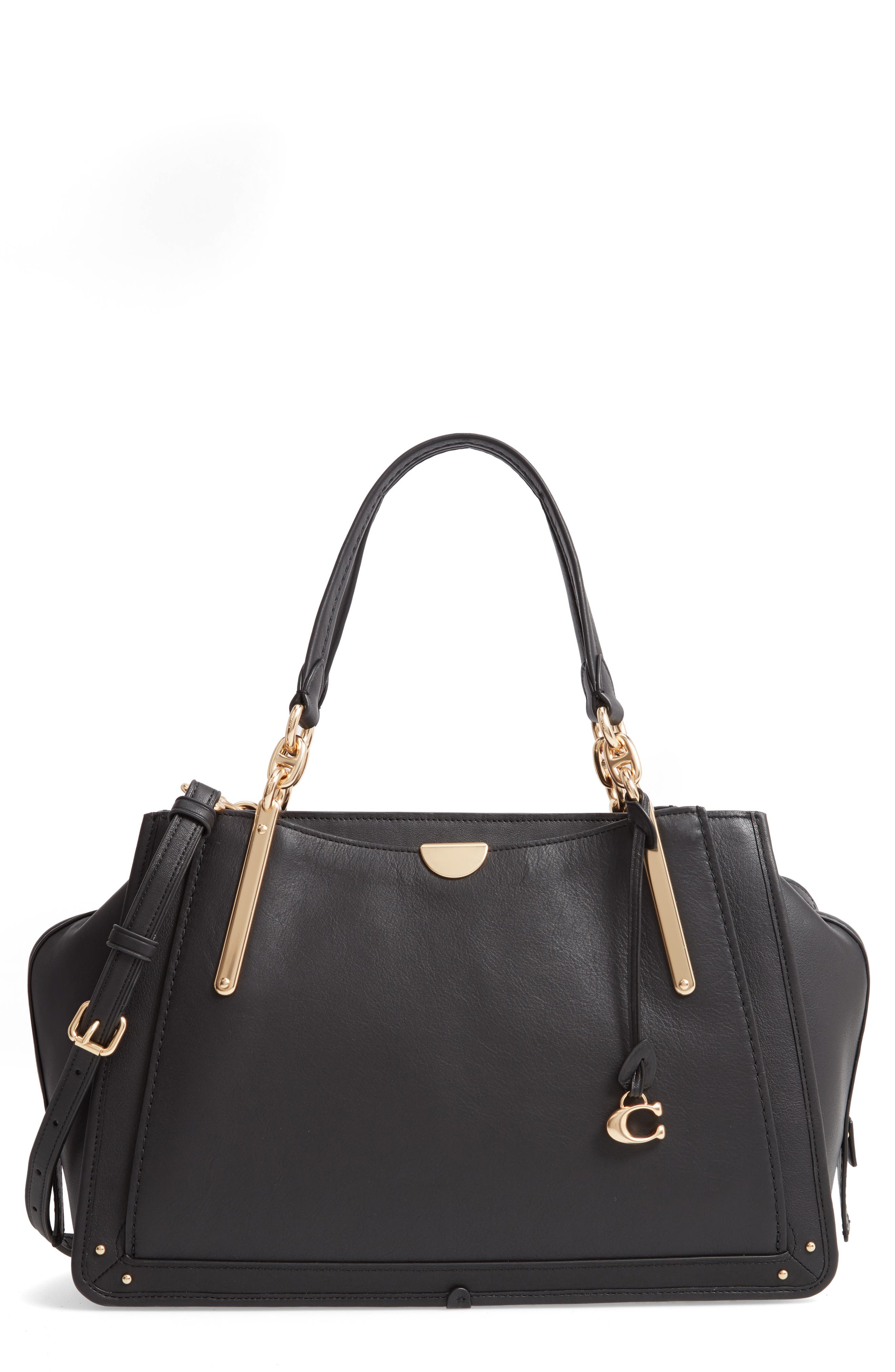 COACH Dreamer 36 Leather Bag, Main, color, 