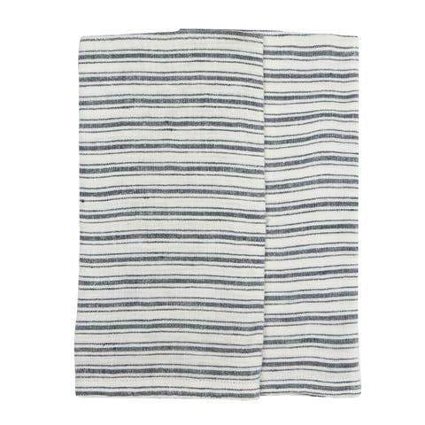 Boat Stripe Linen Towels - Set of 2