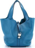 Pre-Owned Hermes Picotin Lock Bag Clemence MM