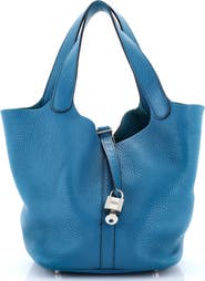 Pre-Owned Hermes Picotin Lock Bag Clemence MM