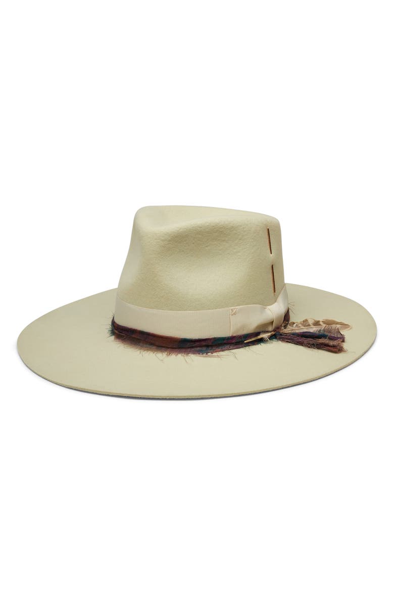 Wyeth Cashmere Wool Rancher Hat, Main, color, Bok Choy