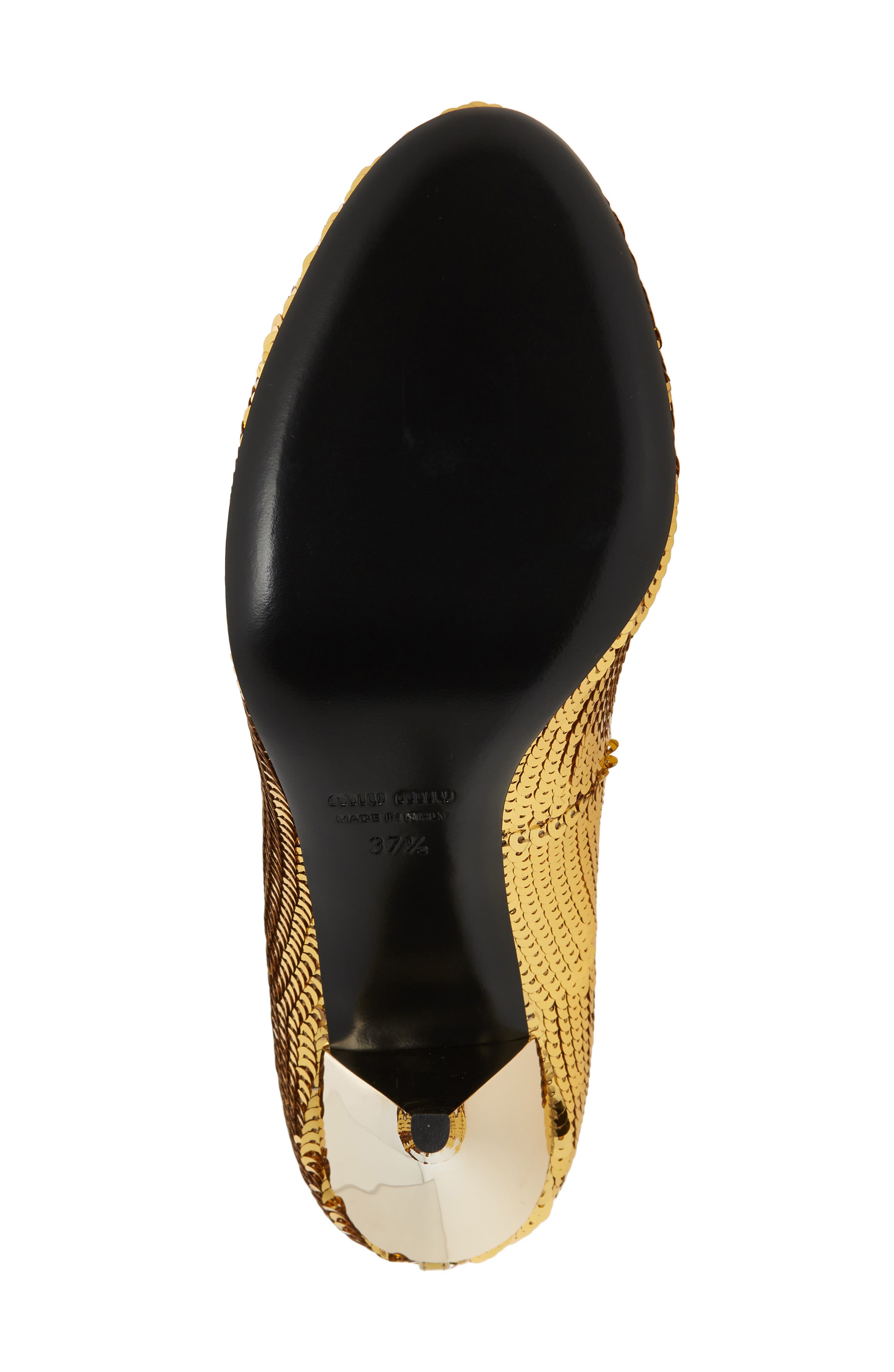 Miu Miu Sequin Mary Jane Pump, Alternate, color, 