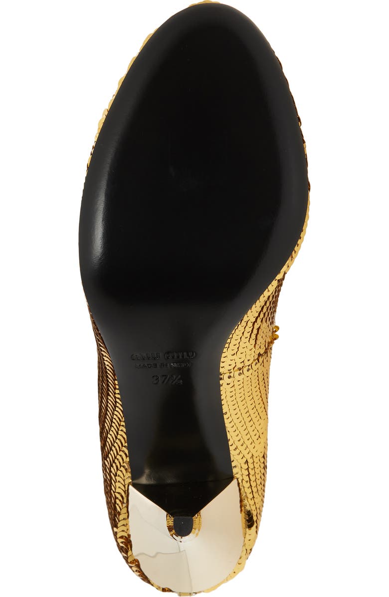 Miu Miu Sequin Mary Jane Pump, Alternate, color,