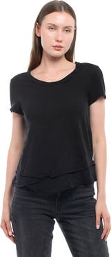 WILT Clothing Short Sleeve Mock Layer Tee