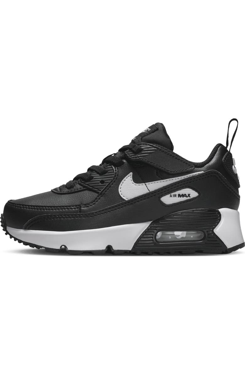 Nike Kids' Air Max 90 Sneaker, Alternate, color, Black/ Black/ White