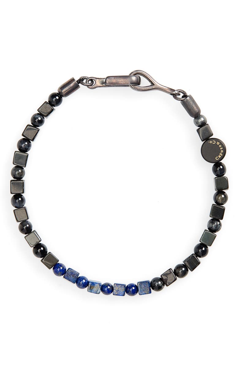 Caputo & Co. Stone Bead Bracelet, Main, color,