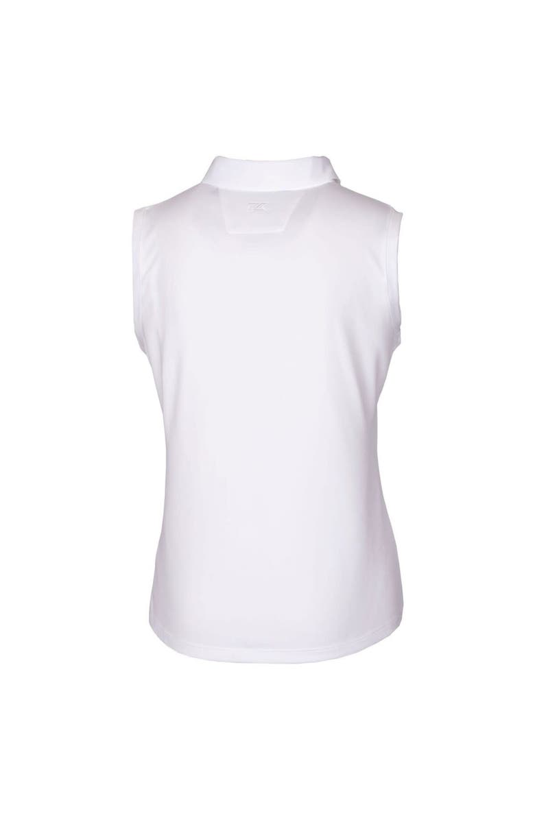 Cutter & Buck Women's Cutter & Buck White Buffalo Bills Throwback Logo Forge Stretch Sleeveless Polo, Alternate, color, 
