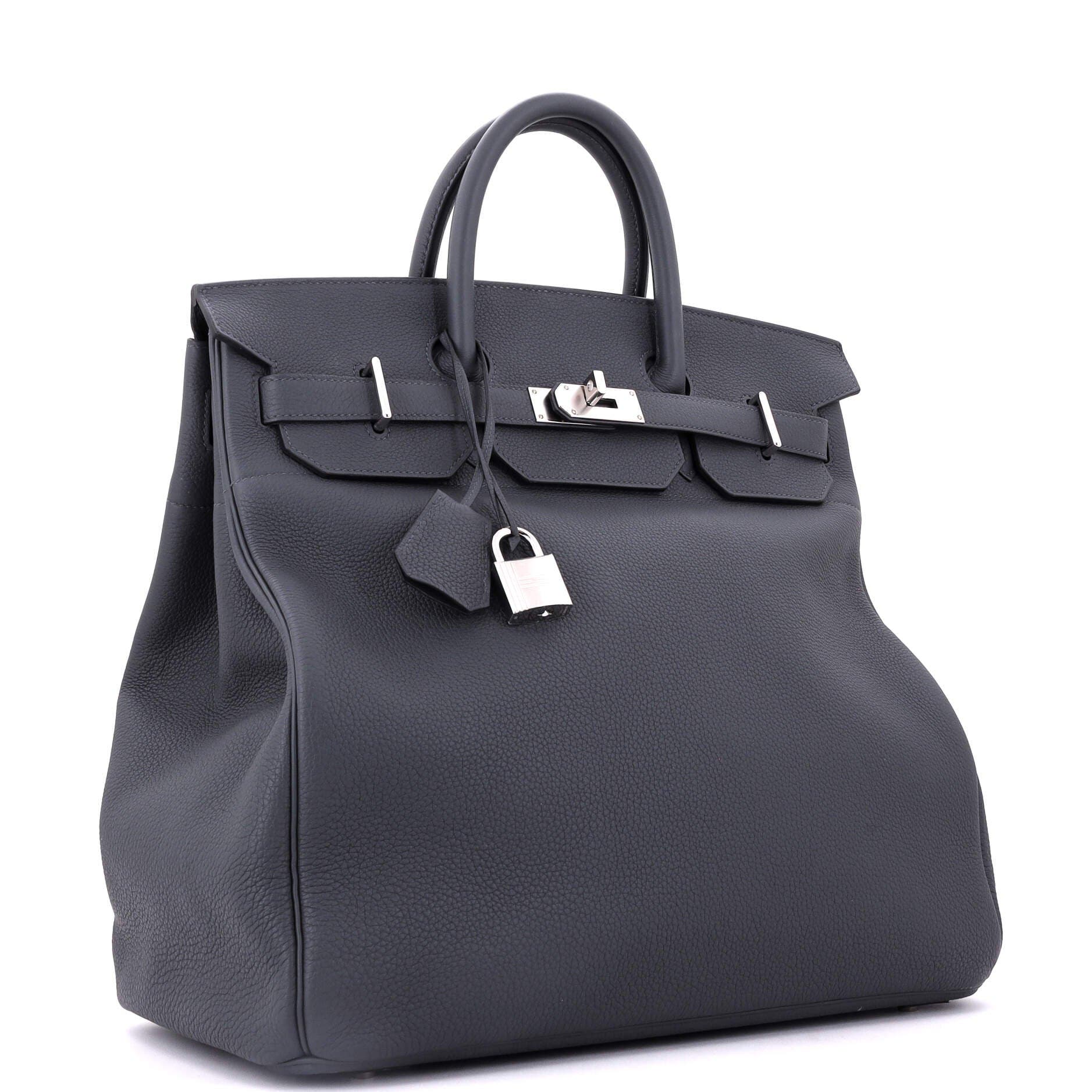 Pre-Owned Hermes HAC Birkin Bag Grey Togo with Palladium Hardware 40, Alternate, color, Gris Misty