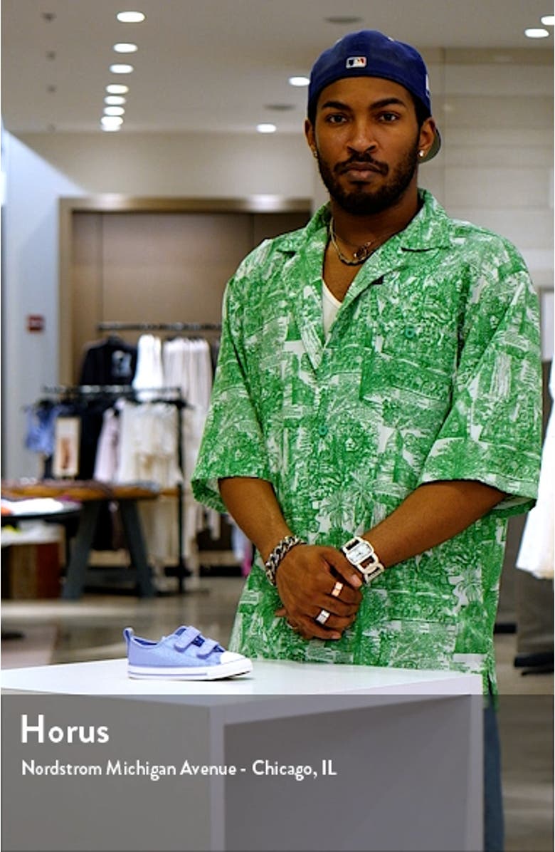 Kids' Chuck Taylor<sup>®</sup> All Star<sup>®</sup> Ox Glitter Sneaker, sales video thumbnail