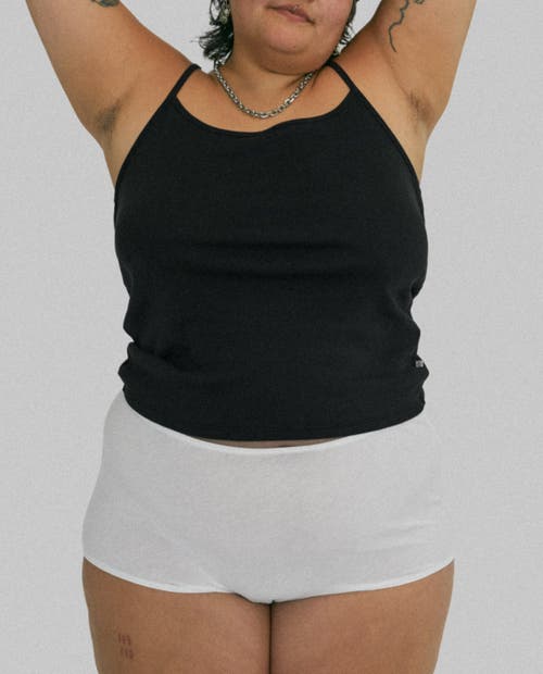 Oddobody Organic Cotton High Waisted Brief In Chalk