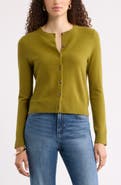 Nordstrom Cashmere Crewneck Cardigan