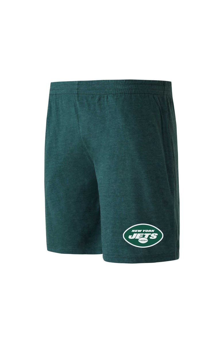 CONCEPTS SPORT Men's Concepts Sport Green/Black New York Jets Meter T-Shirt & Shorts Sleep Set, Alternate, color, 
