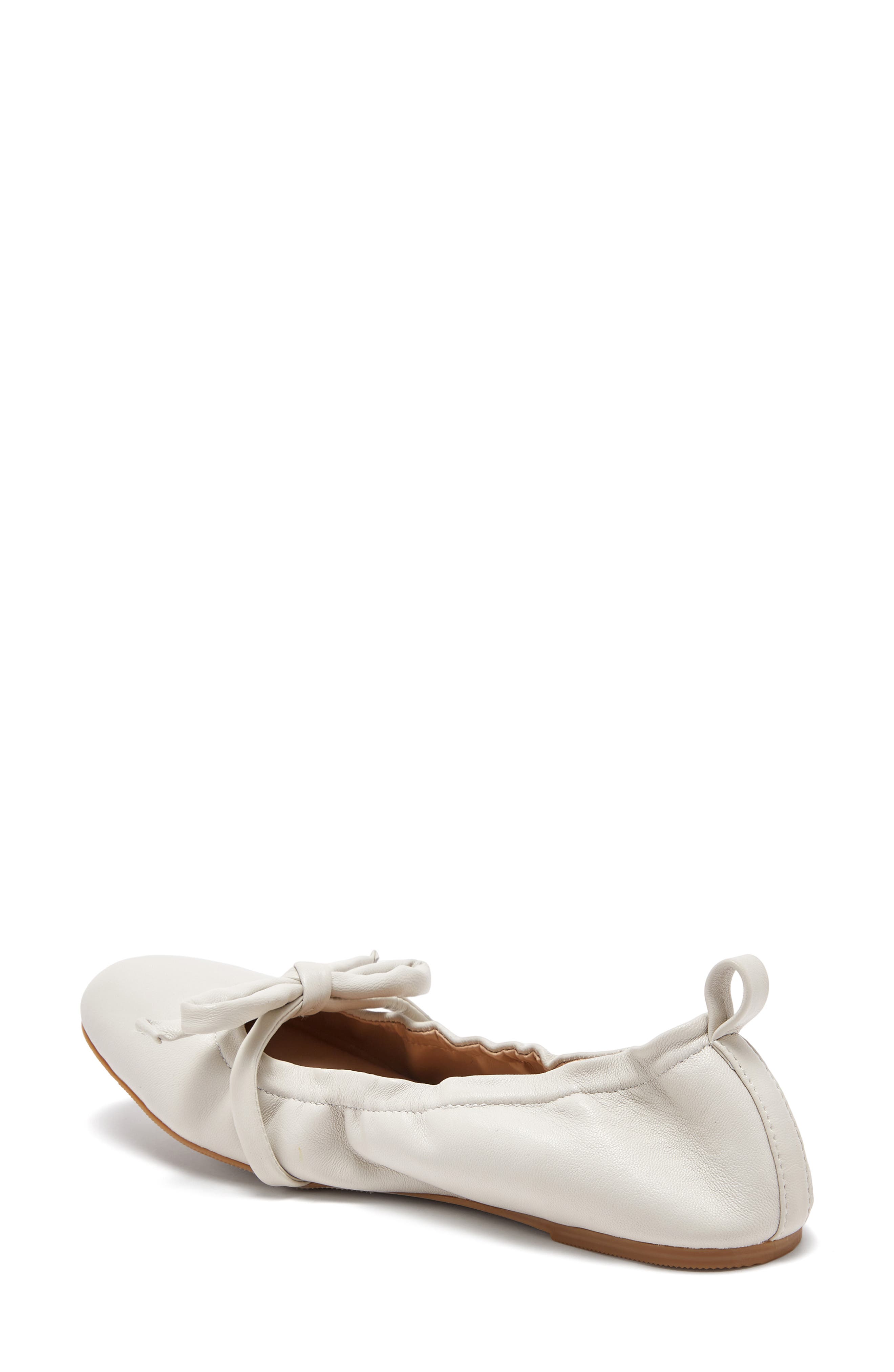 Bella Ballet Flat, Alternate, color, OAT MILK LEATHER