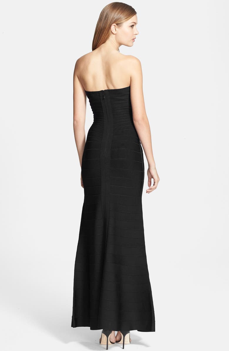 Herve Leger Bandage Mermaid Gown, Alternate, color, 