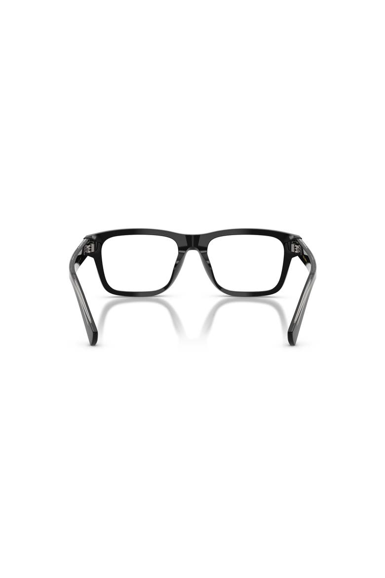 53mm Rectangle optical glasses, Alternate, color, Black