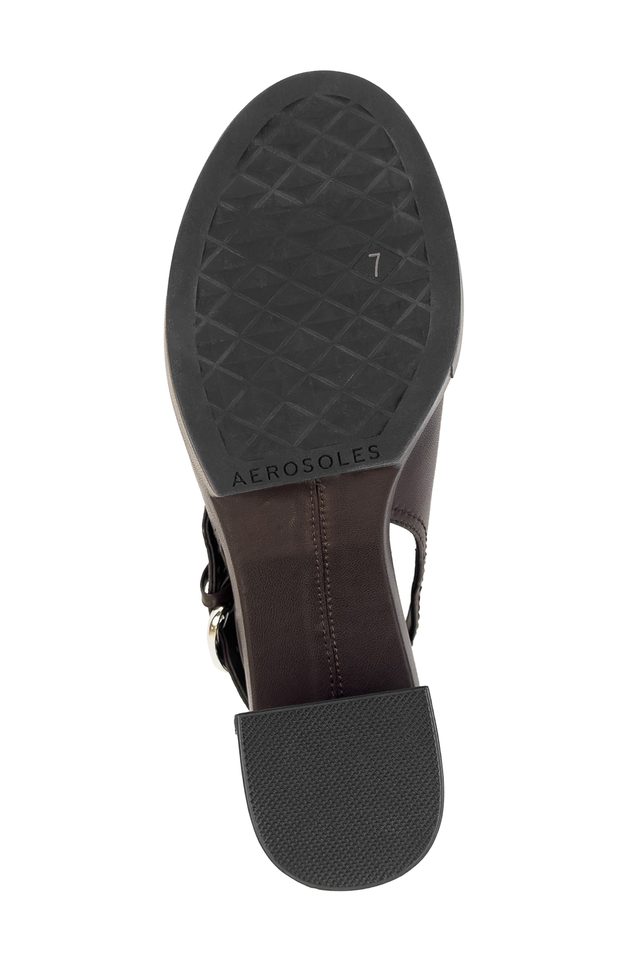 Aerosoles Zella Platform Sandal, Alternate, color, Java Stretch Faux Leather