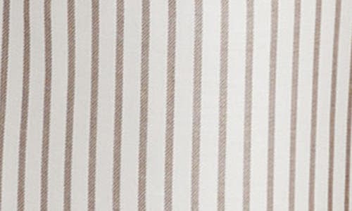 Universal Standard Stripe Wide Leg Beach Pants In Beige/white Stripe