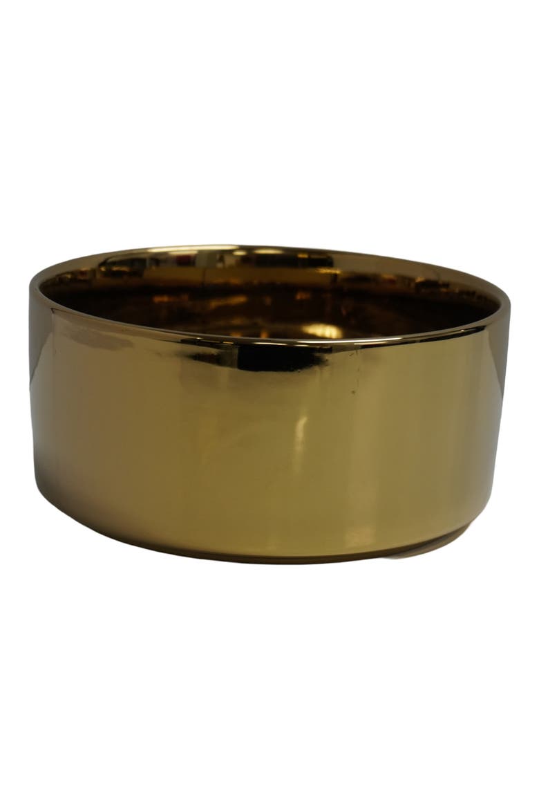 Luigi Luxe Dog Bowl, Alternate, color, GOLD