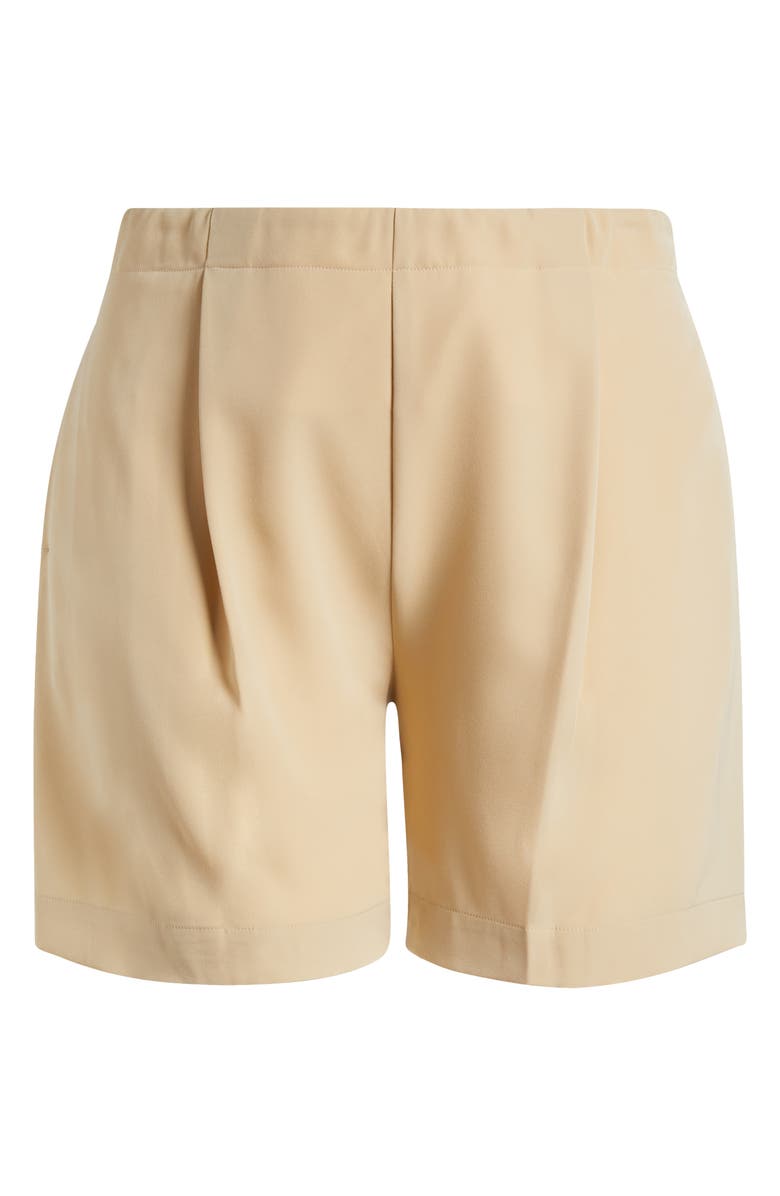 Lysse Dia Pleated Shorts, Alternate, color, Raffia