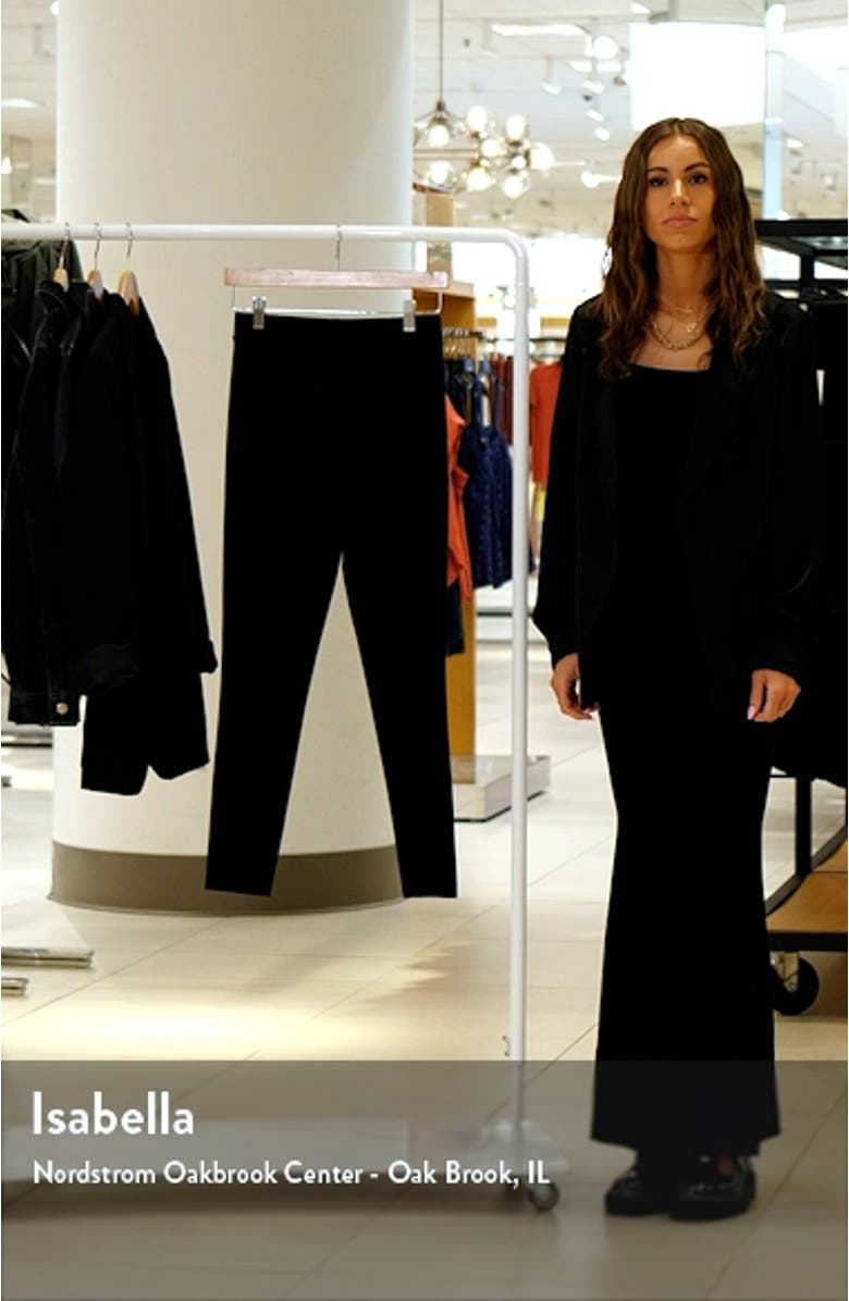 Seamed Back Ponte Leggings, sales video thumbnail