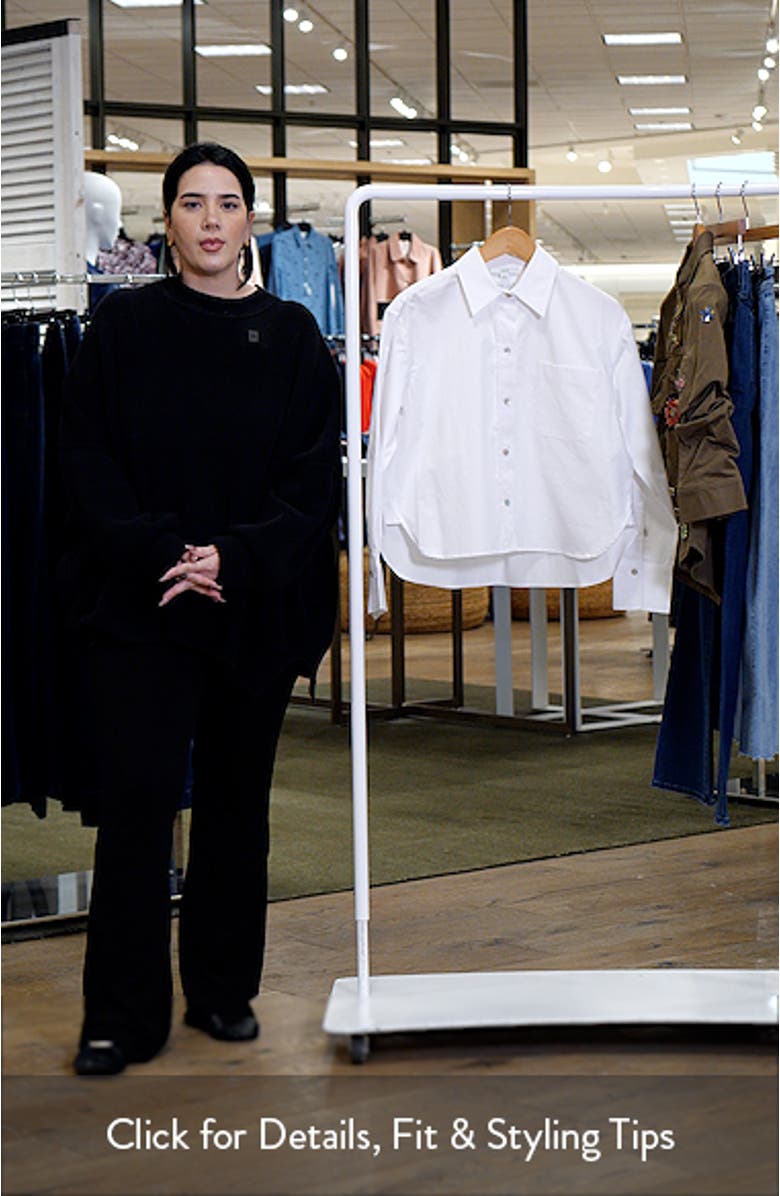 Crop Cotton Shirt, sales video thumbnail