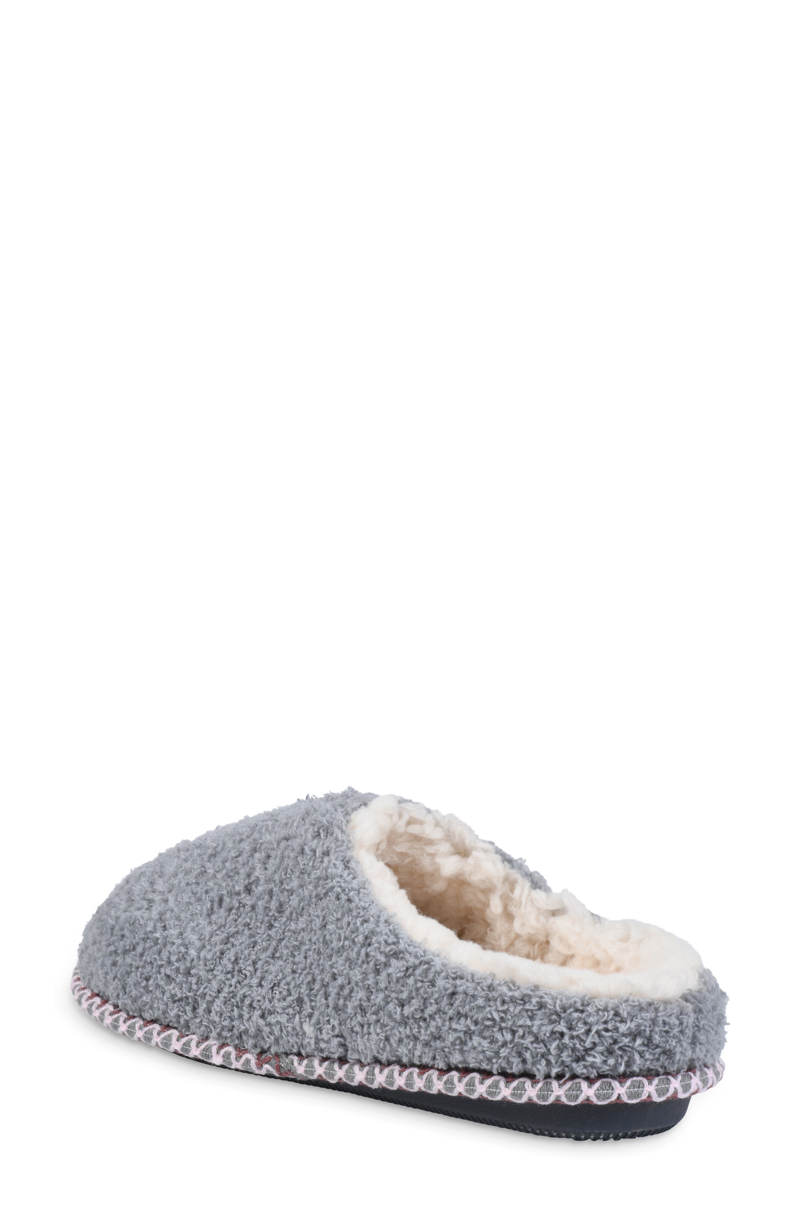 Cozee Faux Shearling Lined Slipper, Alternate, color, GREY