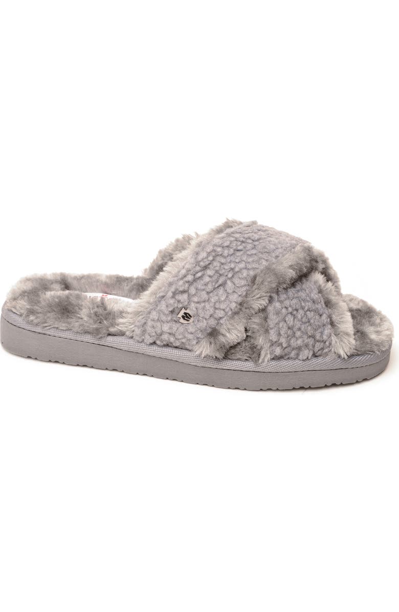 Minnetonka Teddy Faux Shearling Slipper, Alternate, color,