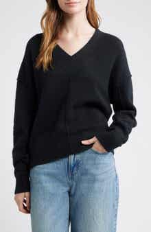 Madewell Calina Deep V-Neck Sweater