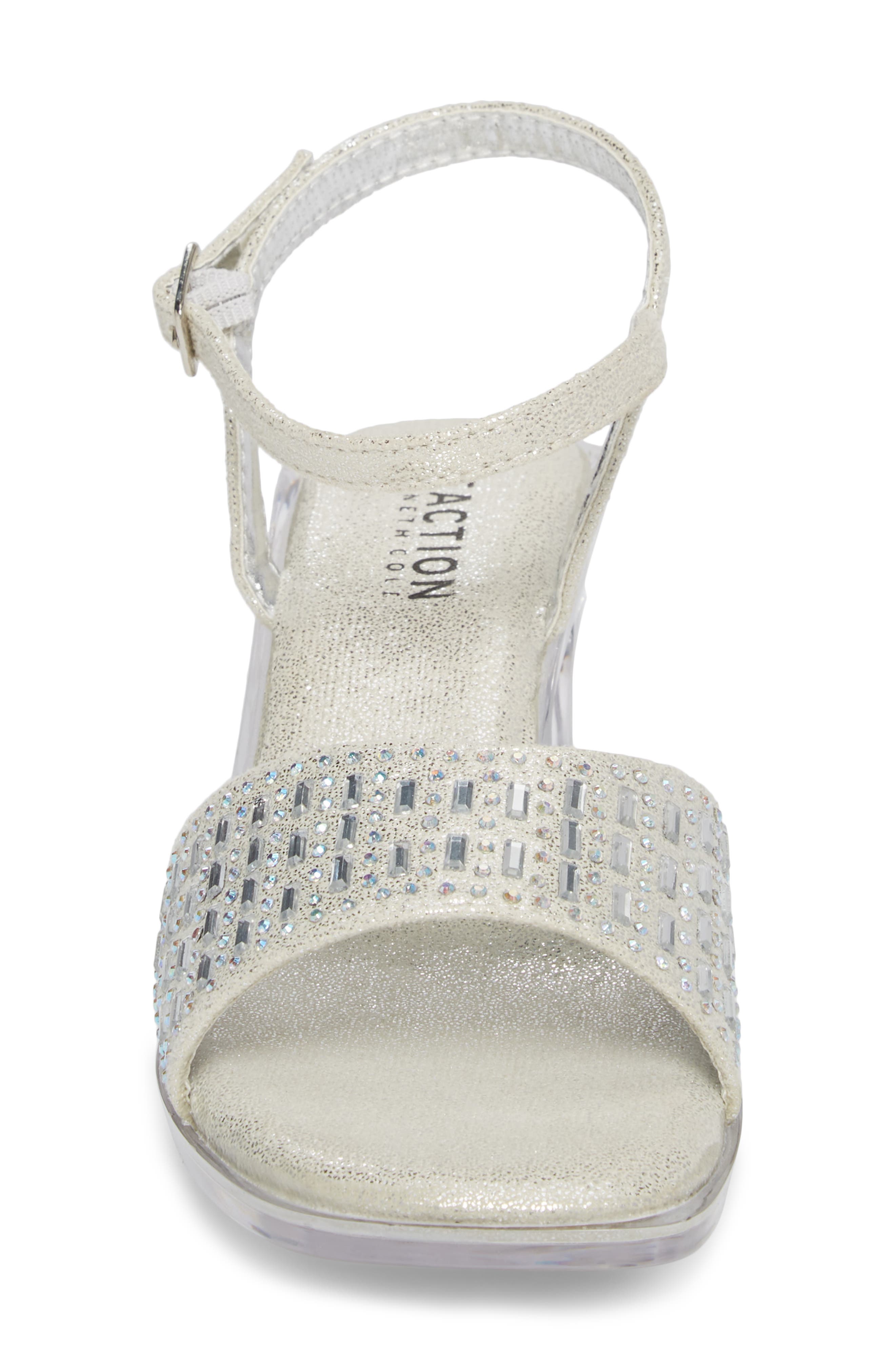 Reaction Kenneth Cole Cind-R-Ella Embellished Sandal, Alternate, color, 